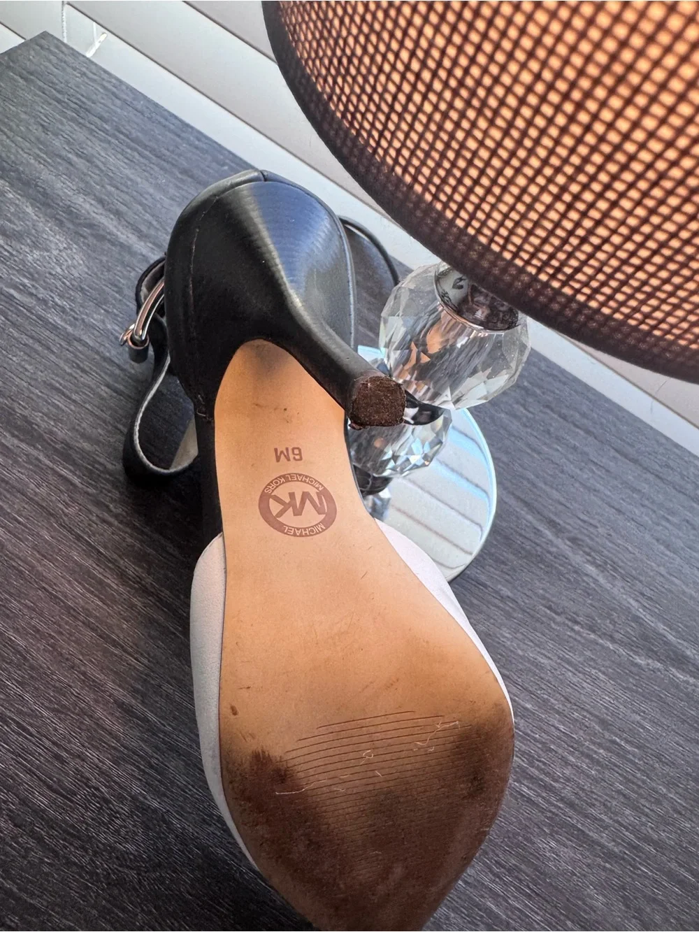 Michael Kors ankle strap pumps